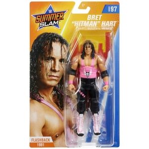 WWE Series 97 Bret Hart The Hitman Summerslam 91 Basic Action Figure NEW Legend